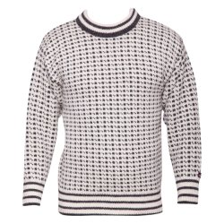 Sweater, rund hals. 100% Ren Ny Uld