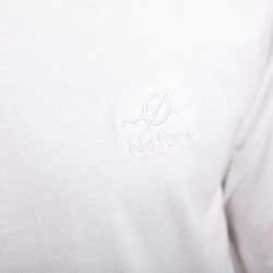 2-pack med 2 stk.  Nature T-shirt. Dansk design fra Sams. HVID. 100% bomuld. TILBUD.