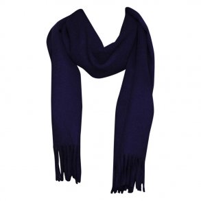 Halstrklde, 100% bld lammeuld. Lilla