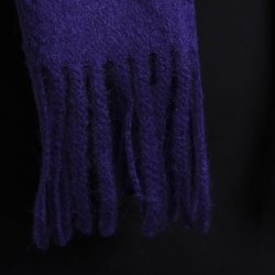 Halstrklde, 100% bld lammeuld. Lilla