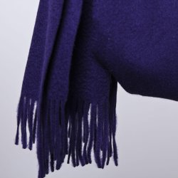Halstrklde, 100% bld lammeuld. Lilla