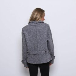 Jakke i 100% Ren Ny Uld, gr