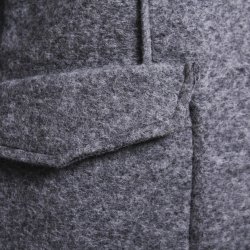 Jakke i 100% Ren Ny Uld, gr