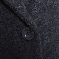 Jakke, 3/4, 100% Ren Ny Uld, gr