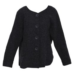 Jakke 70% Re Uld, gr