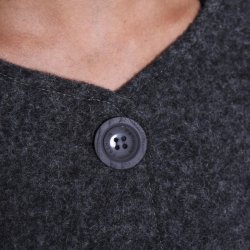 Jakke 70% Re Uld, gr