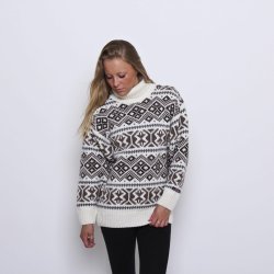 Islandsk sweater, 100% Ren Ny Uld