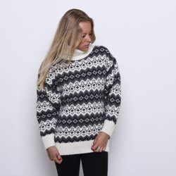 Islandsk sweater, 100% Ren Ny Uld
