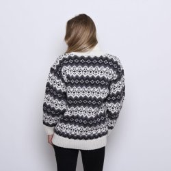 Islandsk sweater, 100% Ren Ny Uld
