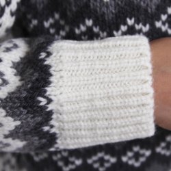 Islandsk sweater, 100% Ren Ny Uld