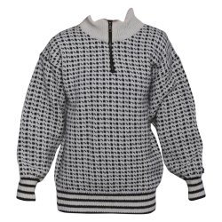 Sweater, kort lyn, Ren Ny Uld - Bluse / strik sweater / trøje - Samsø Nature