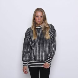 Sweater, rund hals, 100% Ren Ny Uld.