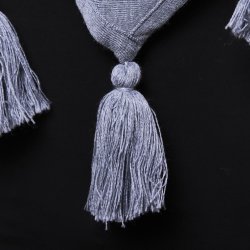 Trekantsjal m. kvaster, 100% merinould fra Micha. Gr