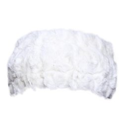 Pandebnd, creme, fake fur