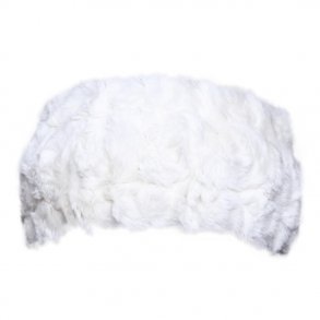 Pandebnd, creme, fake fur