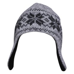 Hue m. stjerner, 100% Ren Ny Uld