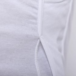 Klazig, underbukser med ben, hvid.