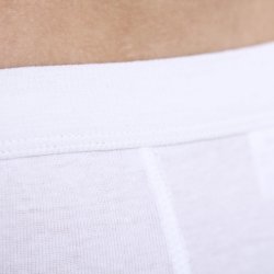 Klazig, underbukser med ben, hvid.