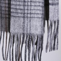 Halstrklde, grternet, 100% Ren Ny bld uld