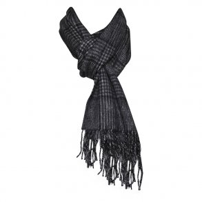 Halstrklde, grternet, 100% Ren Ny bld Uld