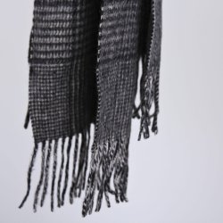 Halstrklde, grternet, 100% Ren Ny bld Uld