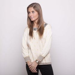 3/4 rmet bluse fra Micha