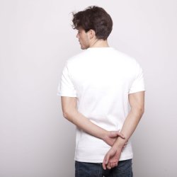 � Nature t-shirt i 100% super bl�d bomuld