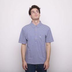 Stribet T-shirt i �kologisk bomuld fra The Earth Collection