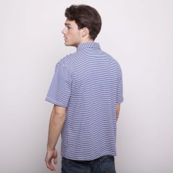 Stribet T-shirt i �kologisk bomuld fra The Earth Collection