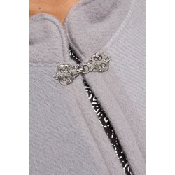 Slag med kinakrave og lommer. Lammeuld med kashmir