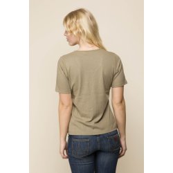 T-shirt fra Micha med korte �rmer. Tilbud. Oliven farvet