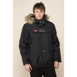 Fed foret anorak. Sort