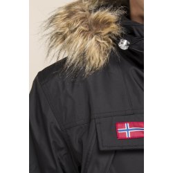 Fed foret anorak. Sort
