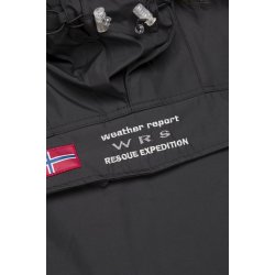 Fed foret anorak. Sort
