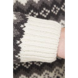 Fed islnder uld strik sweater. Gaveid til ham / manden... 