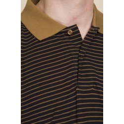 Polo i flotte brune farver. Bomuld