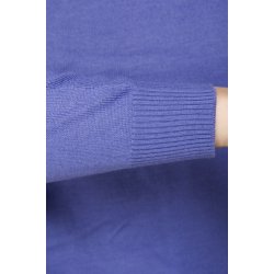 Lun rullekrave bluse med merinould