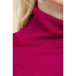 Varm rullekrave bluse med merinould