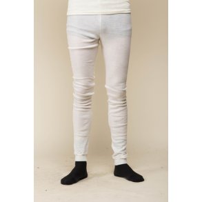 Gamache / lange underbukser i 100% merinould. Rhvid. Uldundertj fra butikken p Sams