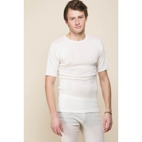 Det fede uldundertj fra  Nature, Sams. Kortrmet, 100% merinould.