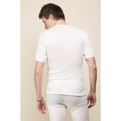 Det fede uldundertj fra  Nature, Sams. Kortrmet, 100% merinould.