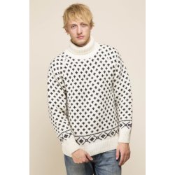 Fed varm tyk islandsk / norsk strik sweater med rullekrave. 100% uld ISLÆNDER - og trøjer - Samsø Nature