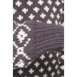 Fed strik sweater med rullekrave i 100% Ren Ny Uld