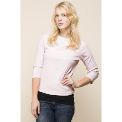 3/4 T-shirt fra Micha med flot detalje ved hals, rosa