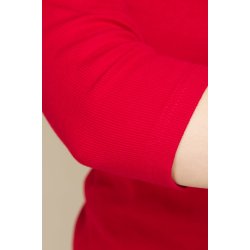 3/4 T-shirt fra Micha med flot detalje ved hals. Rd