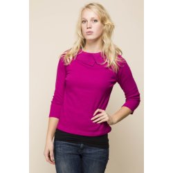 3/4 T-shirt fra Micha med flot detalje ved hals.