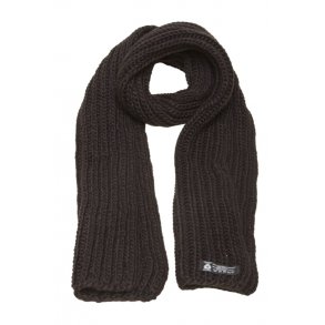 Varmt halstrklde i bld strik med uld.