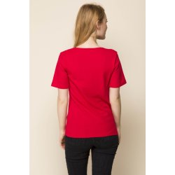 Rd t-shirt med firkantet hals. Micha. Tilbud