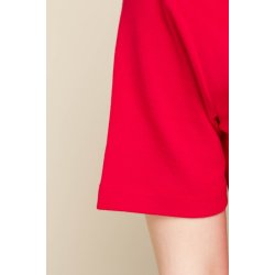 Rd t-shirt med firkantet hals. Micha. Tilbud