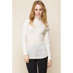 Det fede uldundertj fra  Nature. Langrmet trje med rullekrave i 100% bld merionuld. , Sams, r